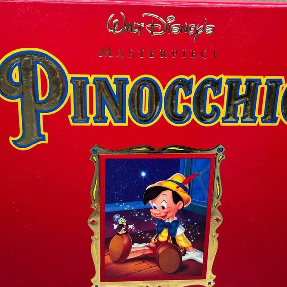 Walt Disney's Pinocchio Masterpiece Deluxe CAV LaserDisc Edition Complete Set - Picture 8 of 12
